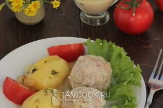 Тефтели в белом соусе