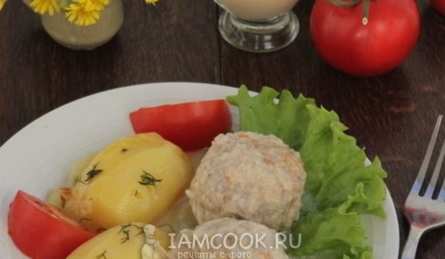 Рецепт тефтелей в белом соусе