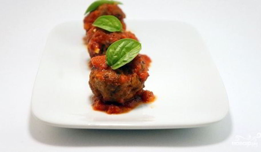 Рецепт тефтелей в духовке с сыром