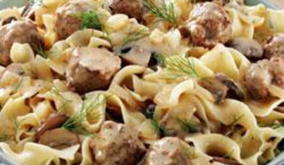Рецепт тефтелей в сметанном соусе с грибами