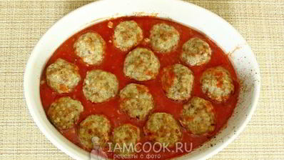 тефтели в томатном соусе в духовке