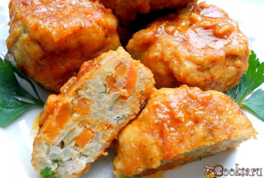 Тефтели Янтарные с морковью