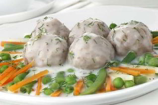 Тефтельки с рисом и фасолью