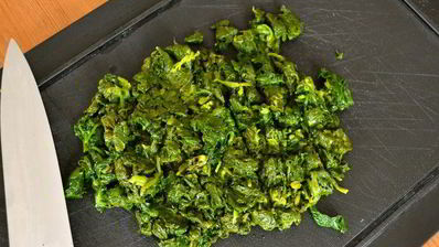 тирольские клецки со шпинатом