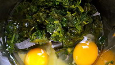 тирольские клецки со шпинатом