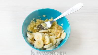 ленивые вареники с бананом