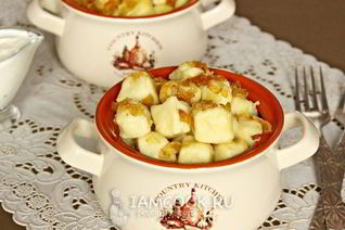 Ленивые вареники с картошкой