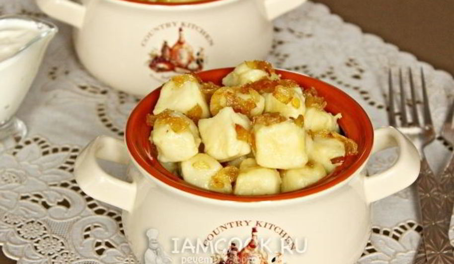 Рецепт ленивых вареников с картошкой