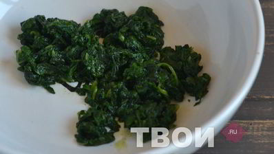 ленивые вареники со шпинатом