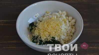 ленивые вареники со шпинатом