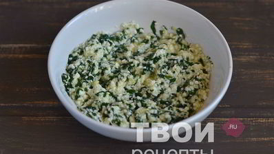 ленивые вареники со шпинатом