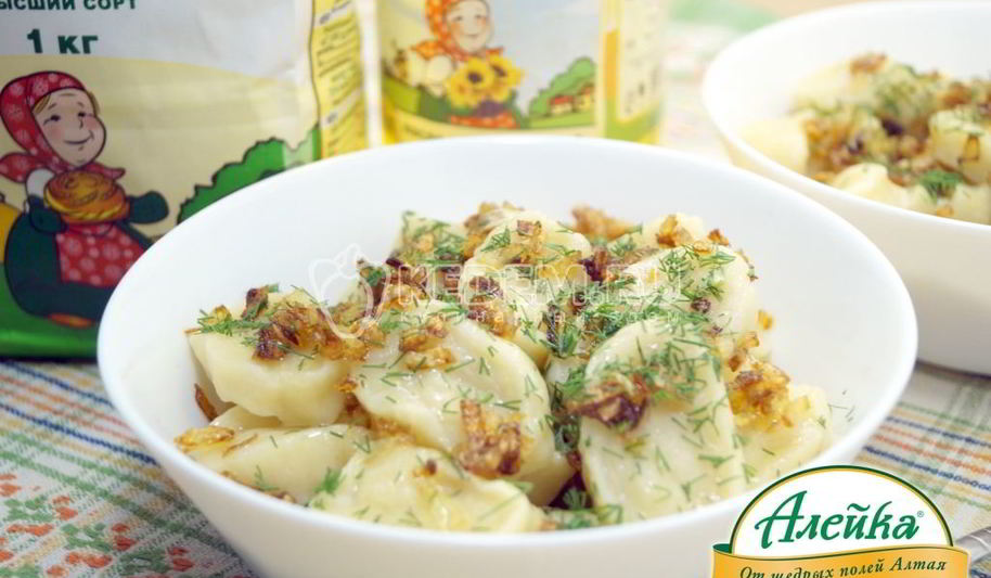 Рецепт постных ленивых вареников с картофелем