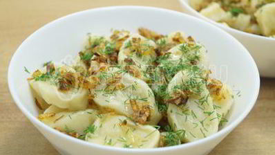 постные ленивые вареники с картофелем