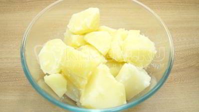 постные ленивые вареники с картофелем