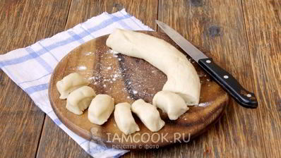 постные вареники с капустой