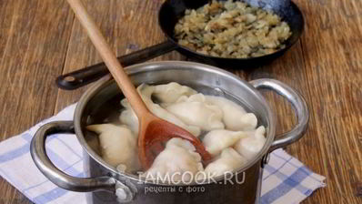 постные вареники с капустой