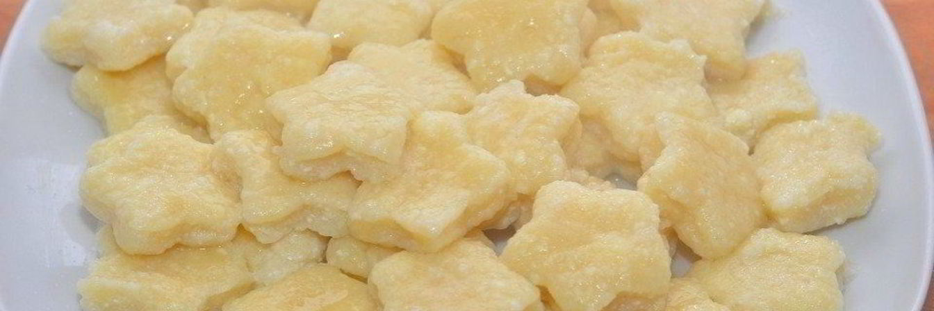 Творожные ленивые вареники Звездочки