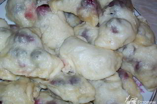 Вареники на дрожжевом тесте