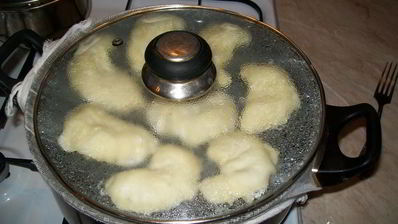 вареники на дрожжевом тесте