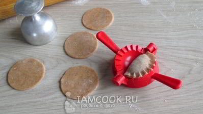 вареники с чечевицей и грибами