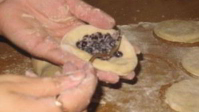 вареники с черникой