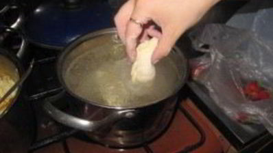 вареники с черникой