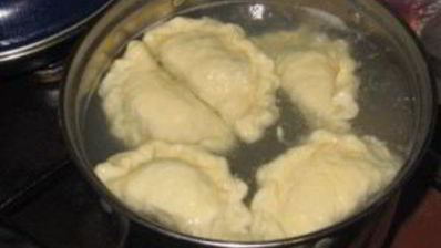 вареники с черникой