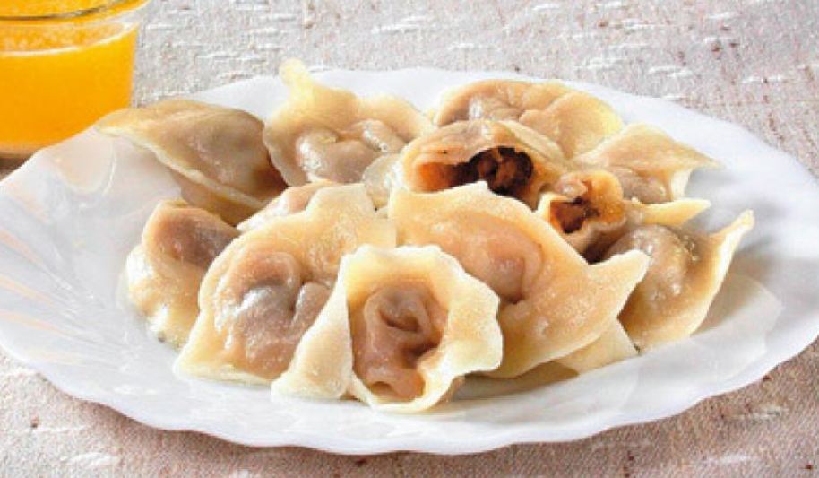 Рецепт вареников с фасолью и грибами