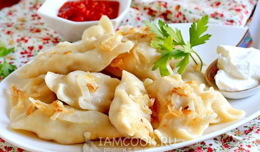 Рецепт вареников с капустой и мясом