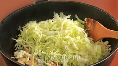 вареники с капустой и мясом