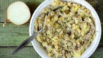 вареники с картофелем и говядиной