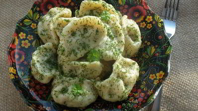 вареники с картофелем и грибами самые любимые