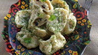 вареники с картофелем и грибами самые любимые