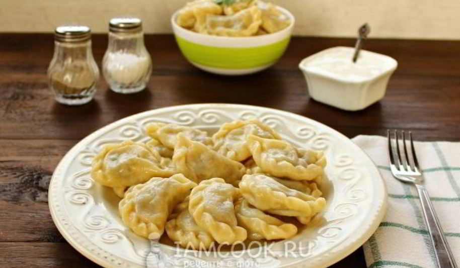 Рецепт вареников с картошкой и лесными грибами