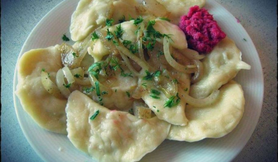 Рецепт вареников с картошкой и салом