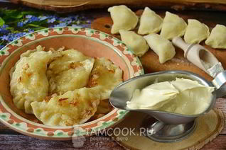 Вареники с картошкой на кефире