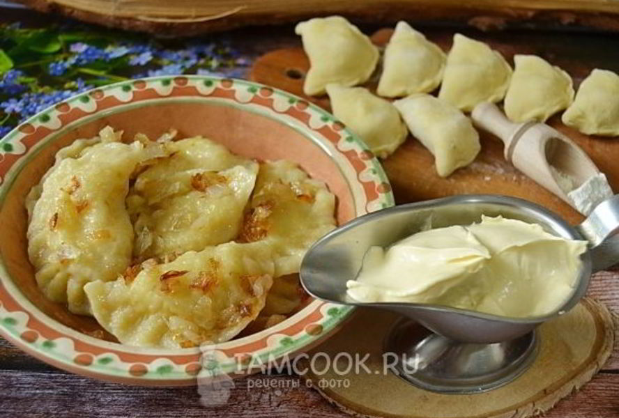 Вареники с картошкой на кефире