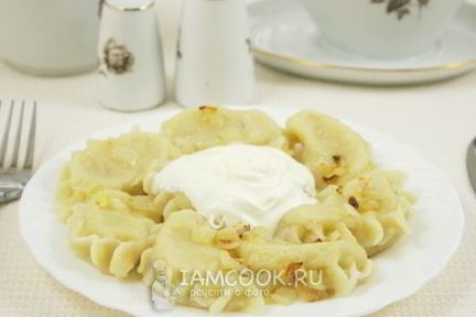 Вареники с картошкой на молоке