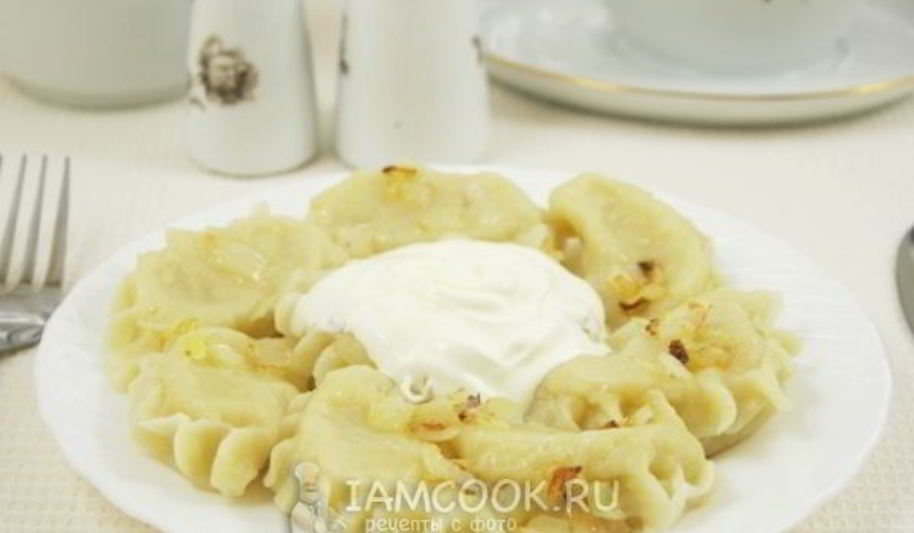 Рецепт вареников с картошкой на молоке