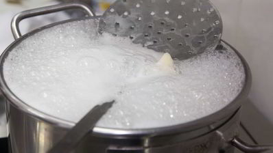 вареники с кислой капустой и мятым картофелем