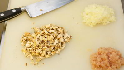 вареники с курицей и грибами