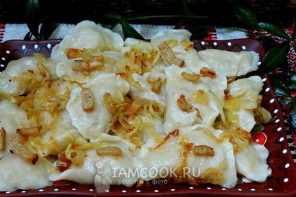 Вареники с квашеной капустой и картошкой