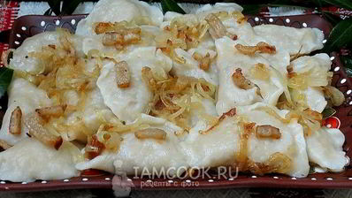 вареники с квашеной капустой и картошкой