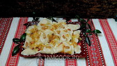 вареники с квашеной капустой и картошкой