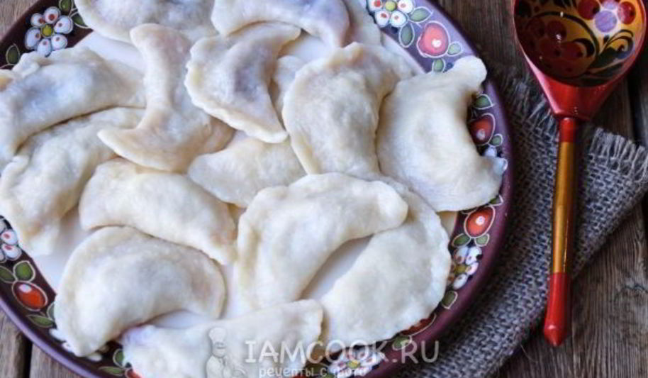 Рецепт вареников с малиной
