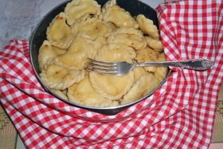 Вареники с морепродуктами