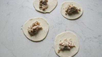 вареники с отварным мясом