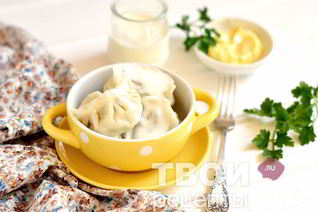 Вареники с салом