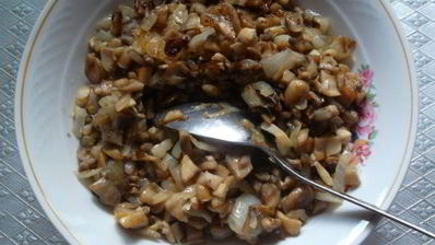 вареники с шампиньонами