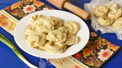 вареники с сырой картошкой и сыром